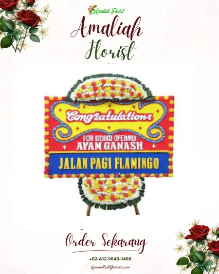Sewa Papan Bunga Buring